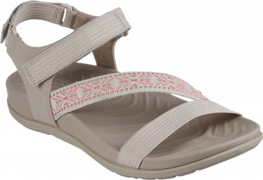 Skechers Sandalen REGGAE-LITE-BEACHY SUNRISE met gekleurd borduursel