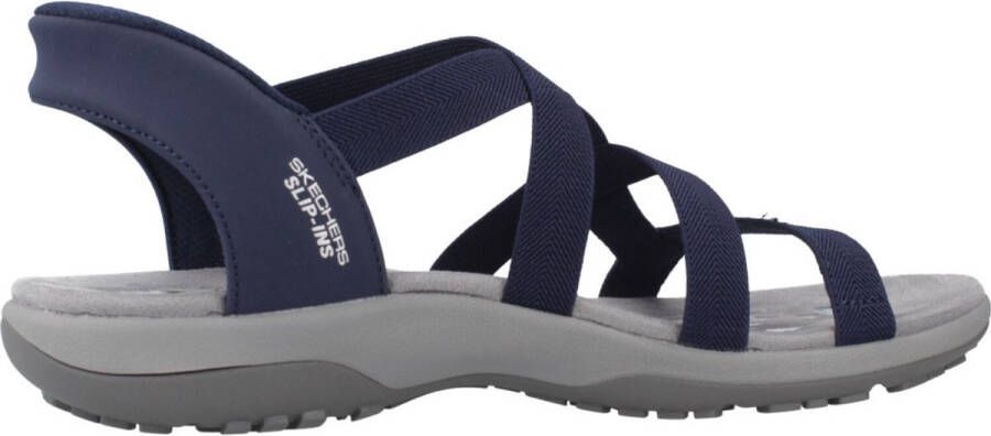 Skechers Sandalen REGGAE SLIM-STRETCH FLEX flats trekking sandaal met slip-ins functie