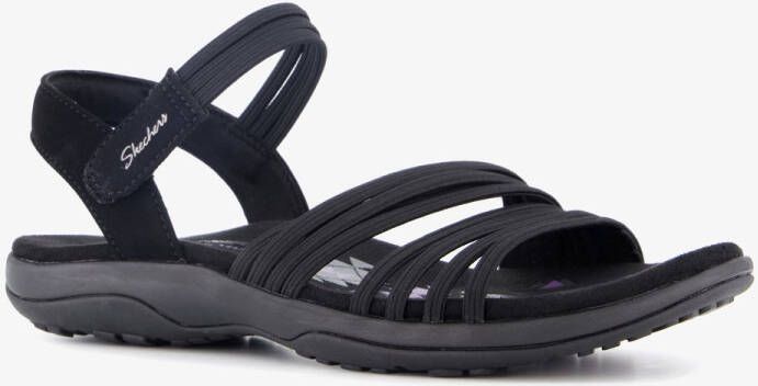 Skechers Reggae Slim Coffee dames sandalen zwart Extra comfort Memory Foam