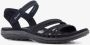 Skechers Reggae Slim Coffee dames sandalen zwart Extra comfort Memory Foam - Thumbnail 1