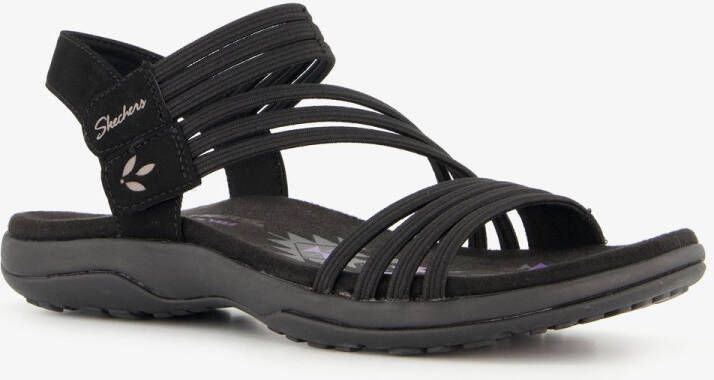 Skechers Reggae Slim Coffee dames sandalen zwart Extra comfort Memory Foam