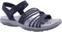 Skechers Reggae Slim Dames Sandaal Coffee Run 163573 NVY - Thumbnail 4