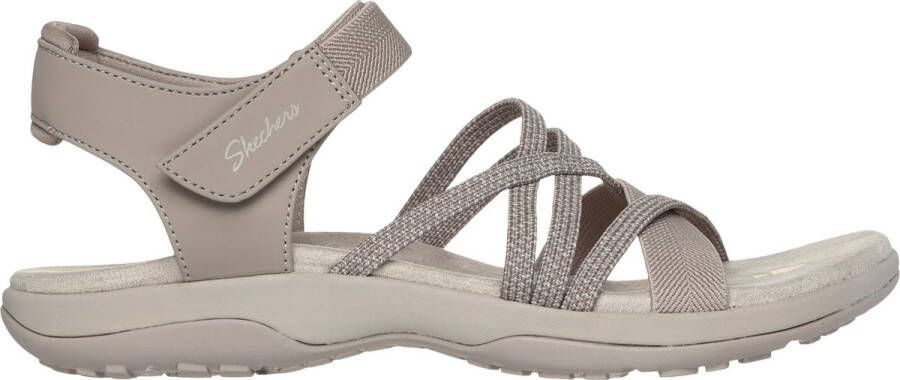 Skechers Comfortabele Vegan Memory Foam Sandaal Beige Dames