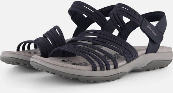 Skechers Reggae Slim Dames Sandaal Coffee Run 163573 NVY