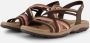 Skechers Reggae Slim Simply Stretch Sandalen Plat donkerbruin - Thumbnail 2