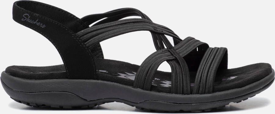 Skechers Reggae Slim Simply Stretch Dames Sandalen Black