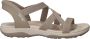 Skechers Sandalen Slip-ins: Reggae Slim Stretch Flex 163460 TPE Taupe Grijs - Thumbnail 1