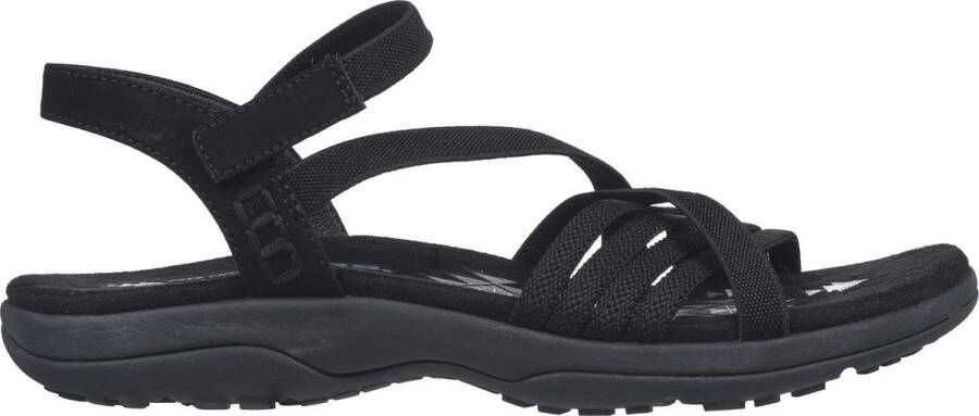 Skechers Reggae Slim Summer Heat Dames Sandalen Zwart