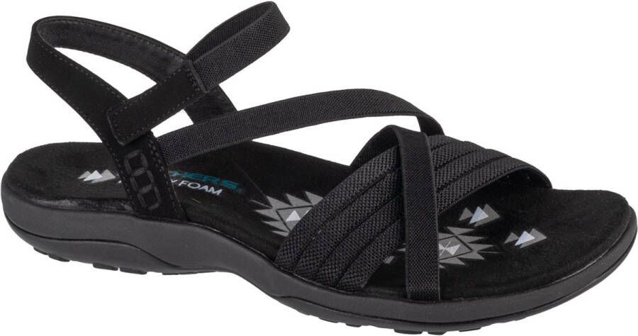 Skechers Reggae Slim Summer Heat Sandals Vrouwen Zwart Sandalen