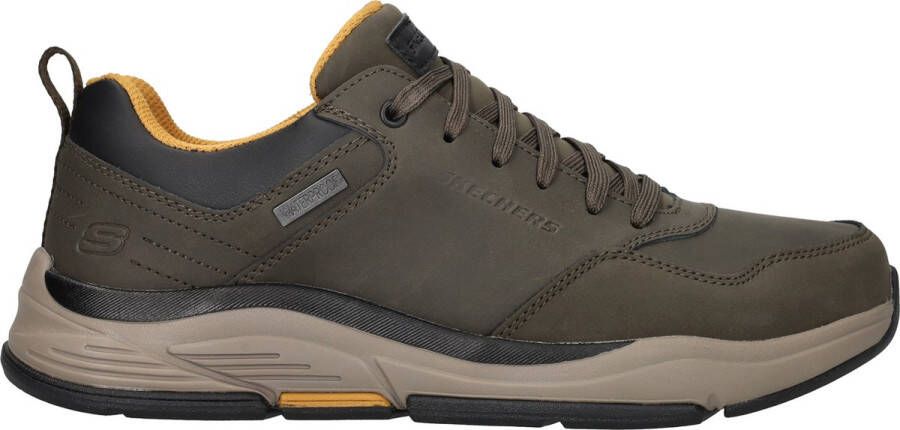 Skechers Relaxed Fit Benago Hombre Waterproof Wandelschoenen Heren Groen
