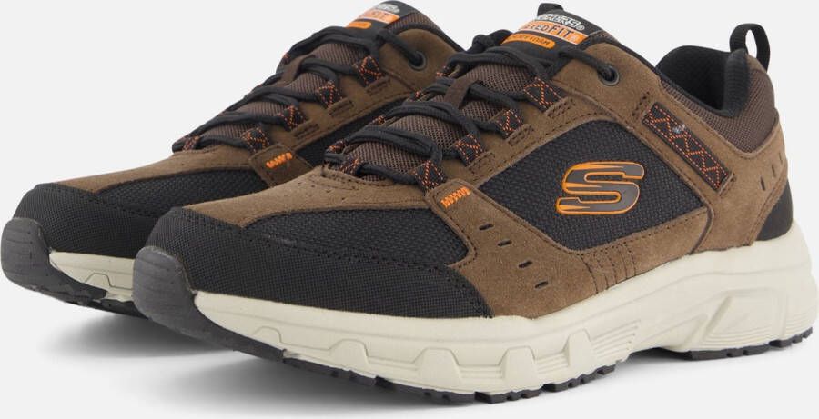 Skechers Oak Canyon 51893-CHBK Mannen Bruin Trekkingschoenen Sportschoenen