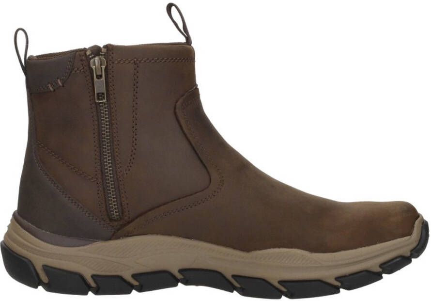 Skechers Relaxed Fit: Repected Evanston Enkellaarzen Donkerbruin