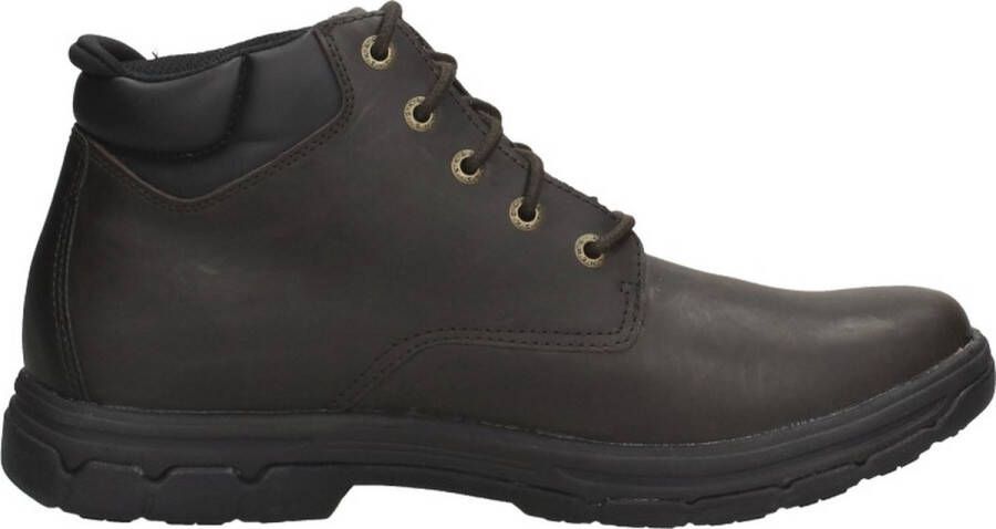 Skechers Relaxed Fit: Segment 2.0 Brogden Veterschoenen Hoog Donkerbruin