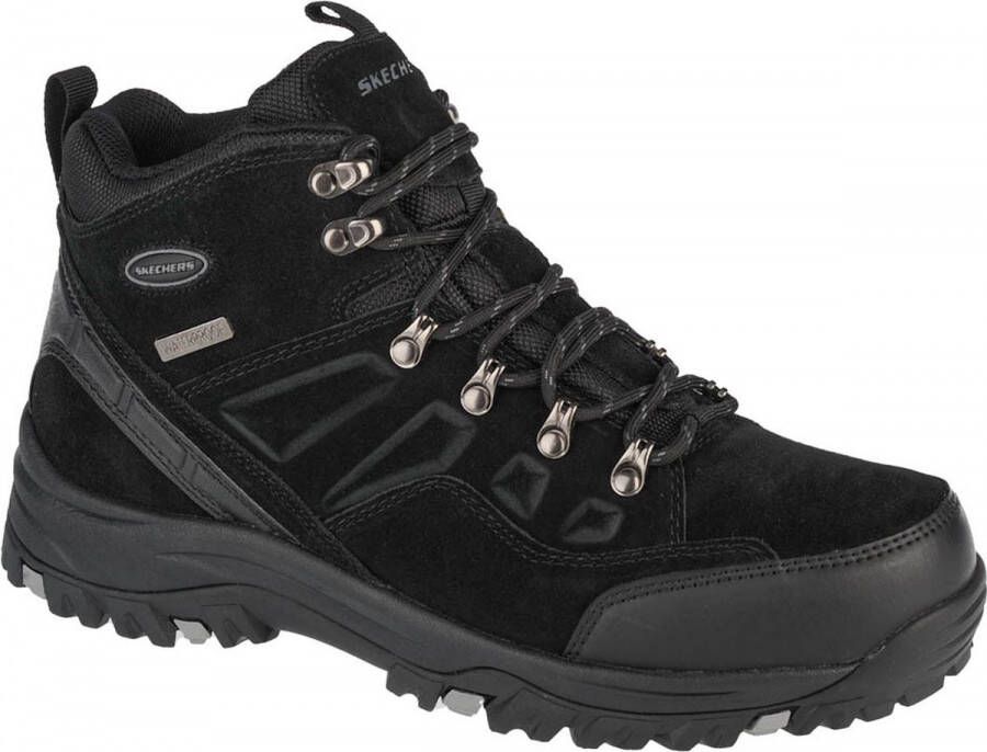 Skechers Relment Pelmo 64869 BLK Mannen Zwart Laarzen Trekkingschoenen