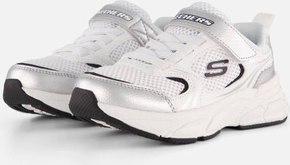 Skechers Retro Graph Sneakers wit Textiel Dames