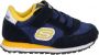 Skechers Retro Sneaks Gorvox Jongens Sneakers Navy Gold - Thumbnail 1