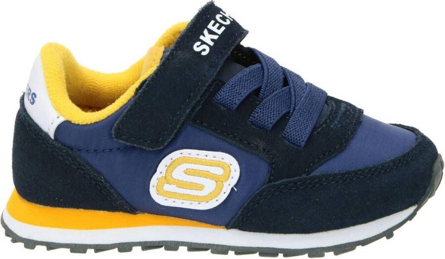 Skechers Retro Sneaks Gorvox Jongens Sneakers Navy Gold