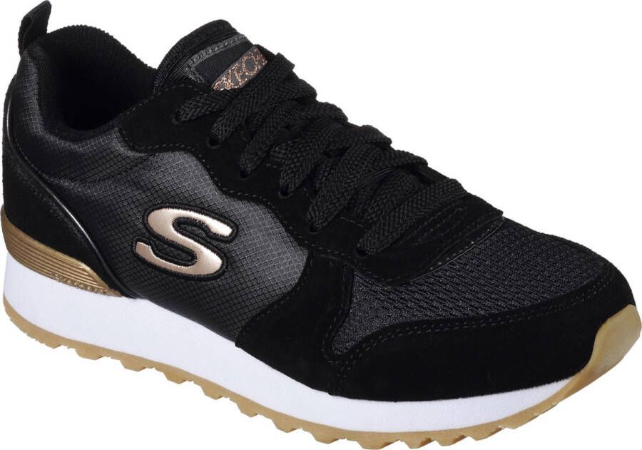 Skechers Sneakers GoldN Gurl Vrijetijdsschoen halfschoen veterschoen met air-cooled memory foam