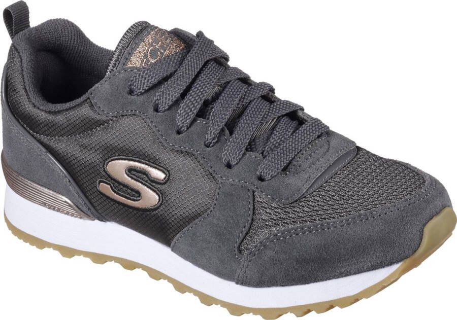 Skechers Sneakers GoldN Gurl Vrijetijdsschoen halfschoen veterschoen met air-cooled memory foam