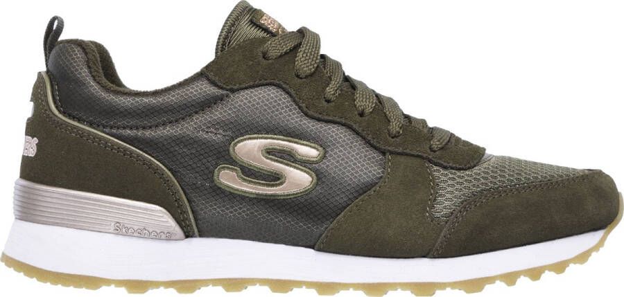 Skechers Sneakers GoldN Gurl Vrijetijdsschoen halfschoen veterschoen met air-cooled memory foam