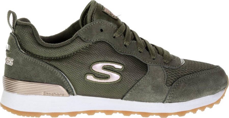 Skechers Retros Og 85 Goldn Gurl Dames Sneakers Olijfgroen