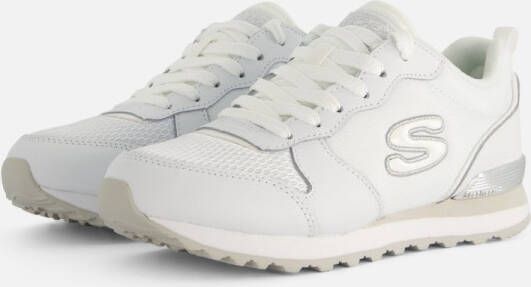 Skechers Sneakers Gold´n Gurl met metallic-details vrijetijdsschoen lage schoen veterschoen