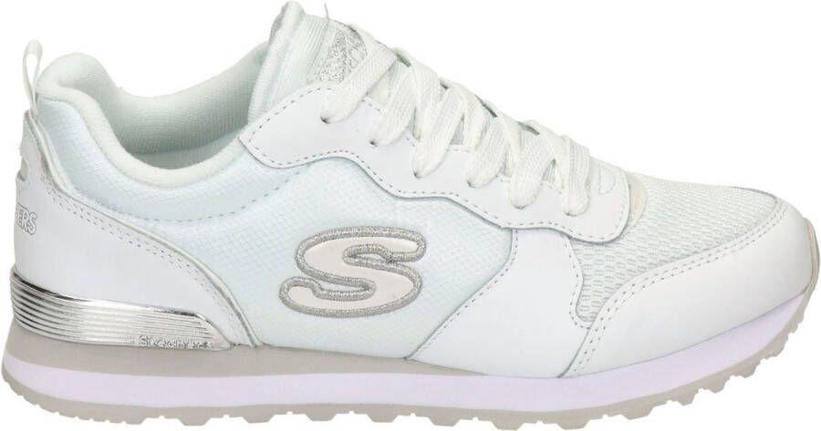 Skechers Sneakers Gold´n Gurl met metallic-details vrijetijdsschoen lage schoen veterschoen