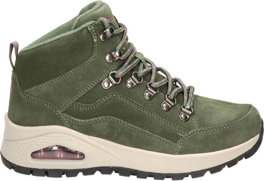 Skechers Hoge veterschoenen UNO RUGGED- RUGGED ONE waterafstotend en met air-cooled memory foam