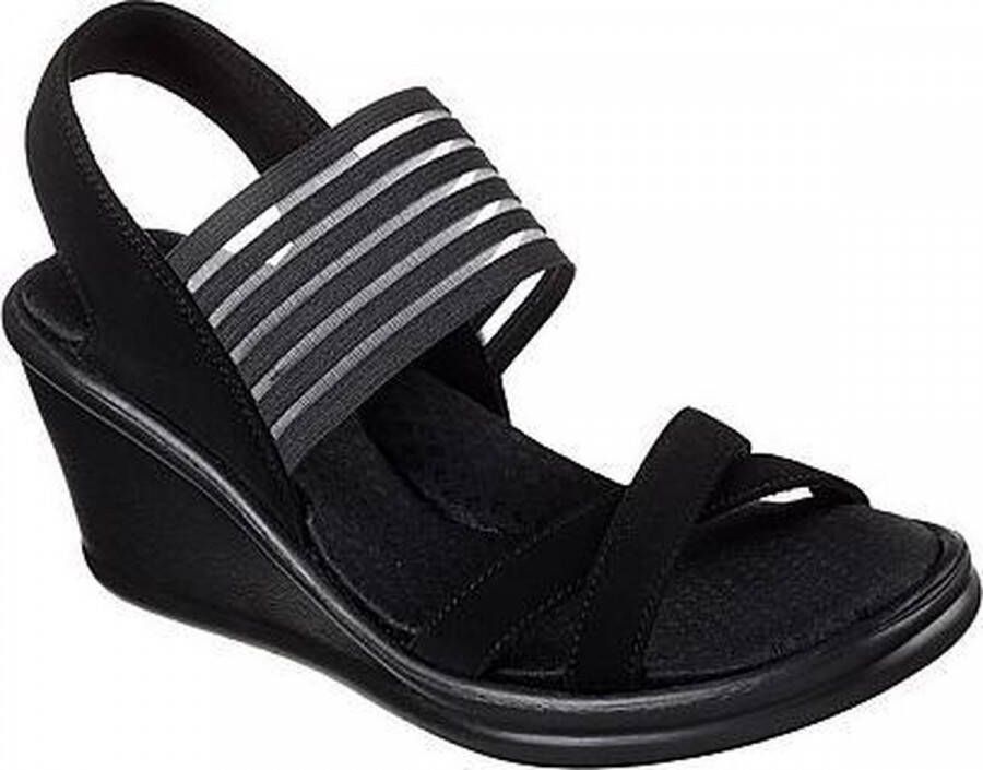Skechers Sleehaksandaaltjes RUMBLERS-SOLAR BURST zomerschoen sandaal wig hak met memory foam