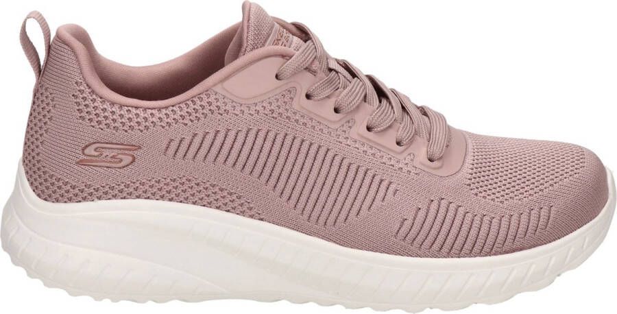 Skechers Running Shoes for Adults Bobs Sport Squad Pink