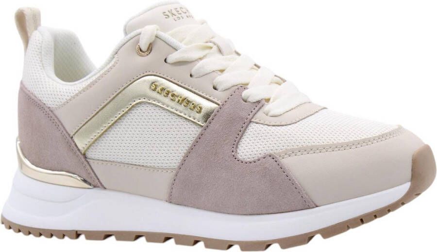 Skechers Runway-Posh Gal Dames Sneakers Naturel
