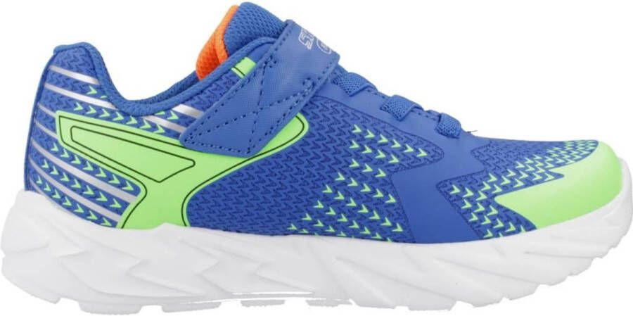 Skechers Kinder S Lights FLEX-GLOW BOLT unisex sneaker 400138L blauw