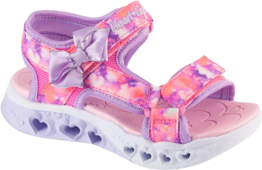 Skechers S-Lights: Flutter Hearts Sandal Blurry Love voor meisje Roze Sandalen