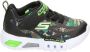 Skechers S-Lights Klittenbandschoen Jongens Groen Meerkleurig Zwart - Thumbnail 1