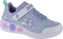 Skechers S Lights Princess Wishes meisjes sneaker Zilver - Thumbnail 1