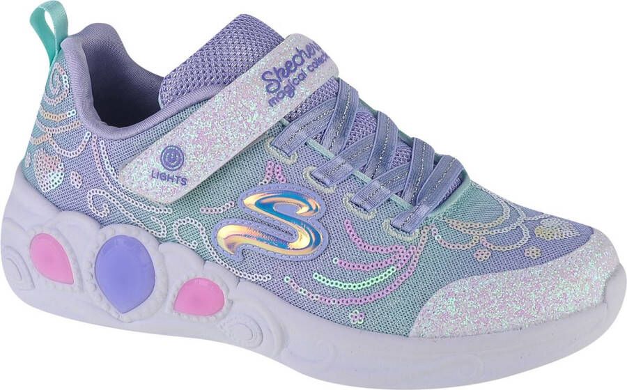 Skechers S Lights Princess Wishes meisjes sneaker Zilver