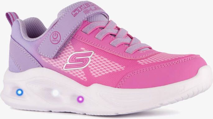 Skechers S-Lights: Sola Glow meisjes sneakers roze Uitneembare zool