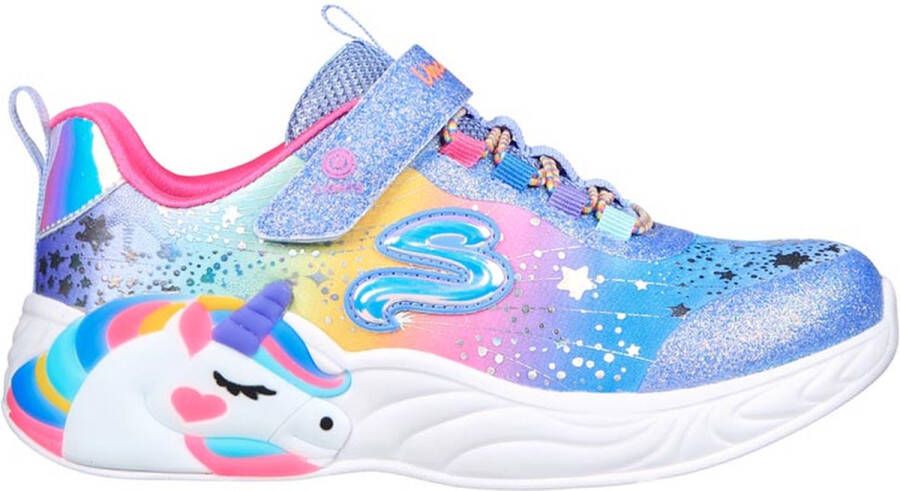 Skechers S-Lights Unicorn Dreams 302311L-BLMT voor Blauw Sneakers Sportschoenen