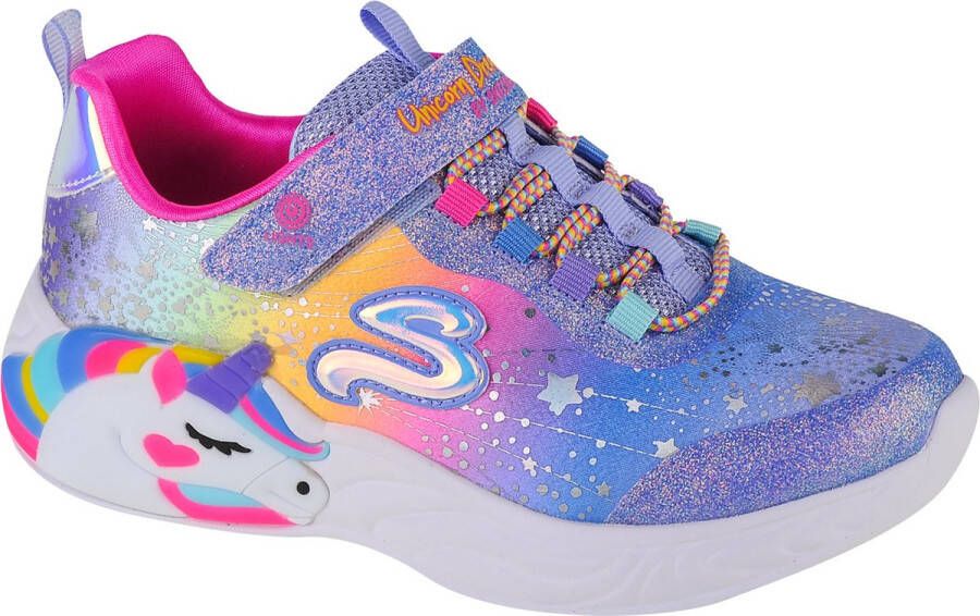 Skechers S-Lights Unicorn Dreams 302311L-BLMT voor Blauw Sneakers Sportschoenen