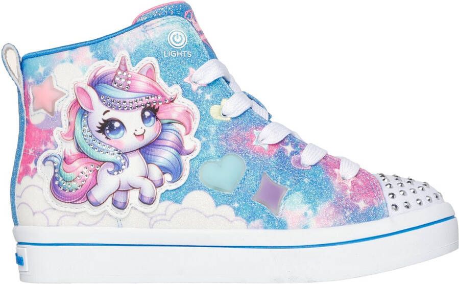 Skechers S Lights\Xae-Twi-Lites 2.0-Uni Meisjes Sneakers Blauw