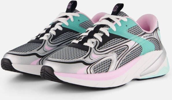 Skechers S2K Sneakers zilver Synthetisch Dames
