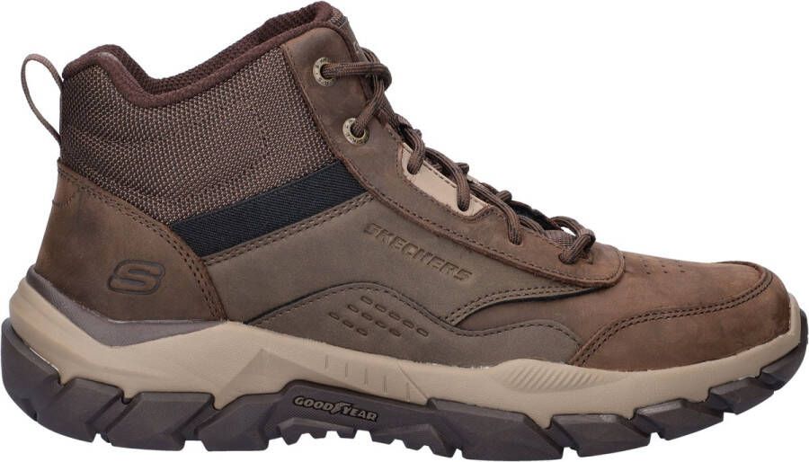 Skechers Santoro Hopkins Veterschoenen Hoog Donkerbruin