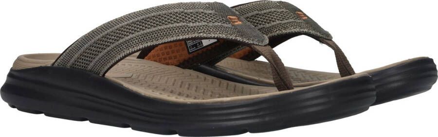 Skechers Relaxed Fit:Sargo-Point Vista Slipper Mannen Groen - Foto 3