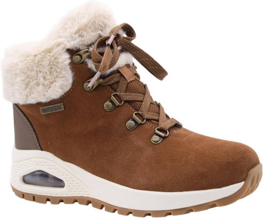 Skechers Winterlaarzen UNO RUGGED GALACTIC HEIGHTS Veterboots sneaker met sleehak