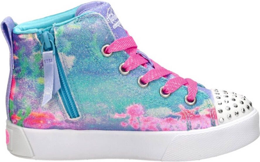 Skechers Twinkle Magic Mermaid Sea Sneakers Hoog licht blauw
