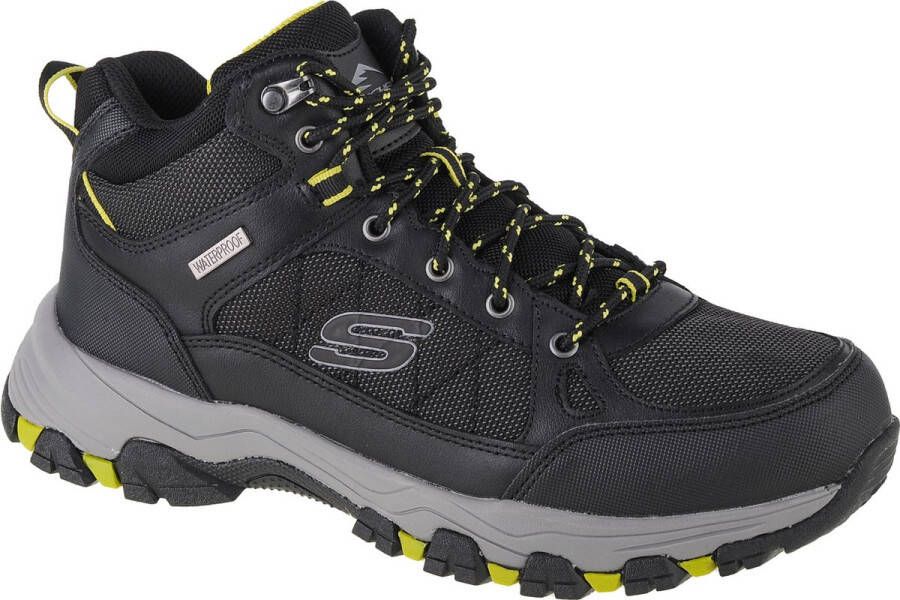 Skechers Selmen Melano 204477-BLK Mannen Zwart Trekkingschoenen