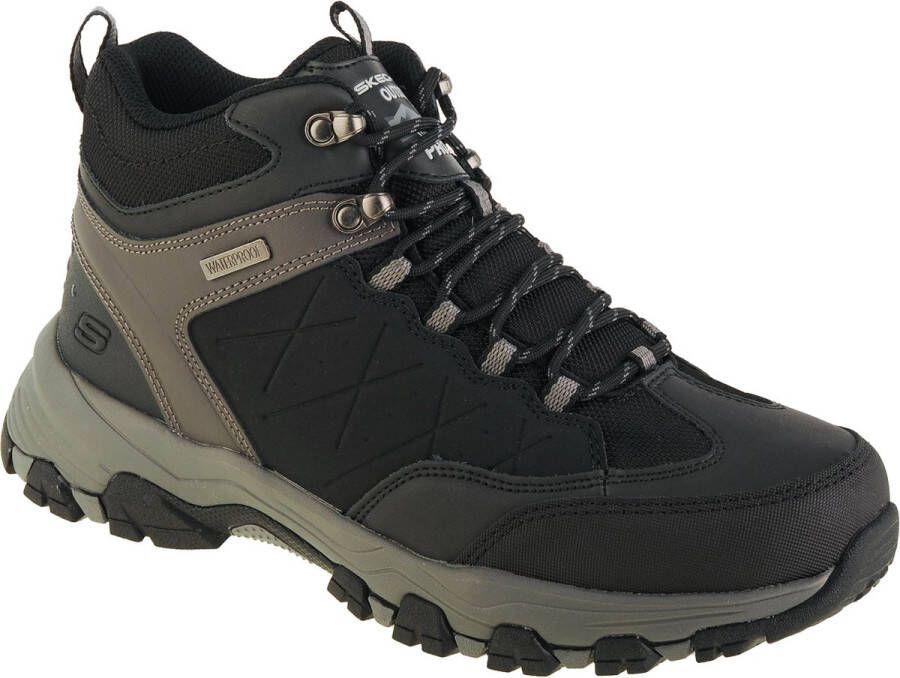 Skechers Selmen Telago 66283-BLK Mannen Zwart Trekkingschoenen