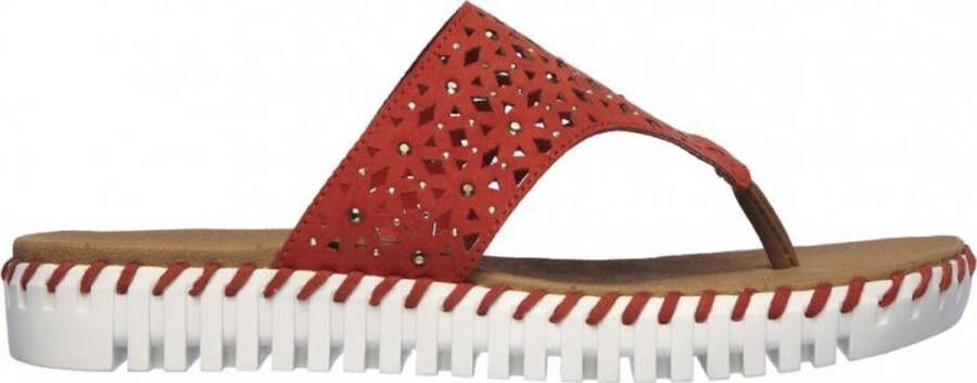 Skechers Sepulveda Larkspur slippers rood