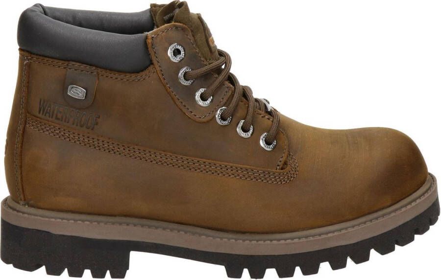 Skechers Sergeants Heren Trekkinglaarzen Bruin Waterdicht & Gevoerd