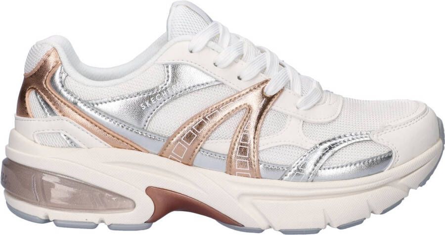 Skechers Shadow dames sneaker Wit multi